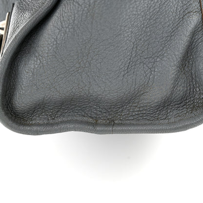 Balenciaga Chevre Silver Metallic Edge Hardware City Bleu Acier 13 of 14