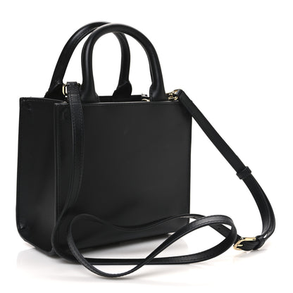 Dolce & Gabbana DOLCE GABBANA Calfskin Mini DG Daily Shopper Tote Black 2 of 10