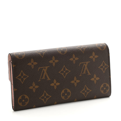 Louis Vuitton Monogram Emilie Wallet Rose Ballerine 6 of 14