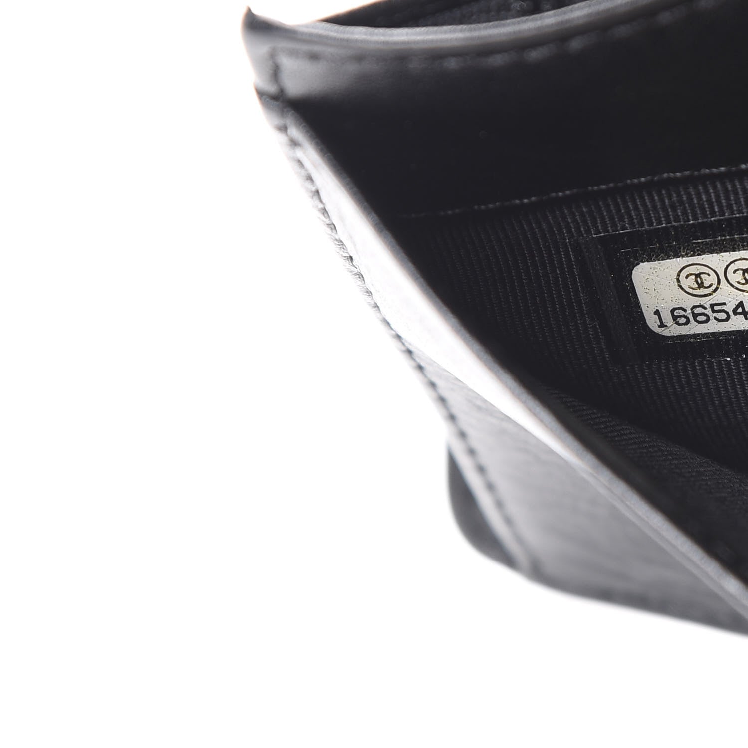 Chanel Patent Calfskin Quilted Yen Wallet Black 7 of 10