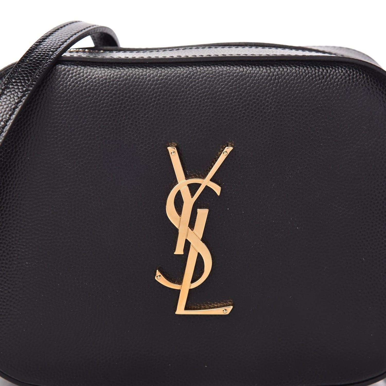 Saint Laurent Grain De Poudre Small Classic Monogram Camera Bag Black 9 of 9
