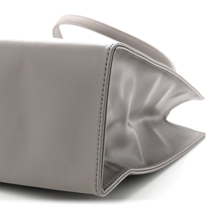 Telfar Vegan Leather Medium Shopping Bag Grey 10 of 10