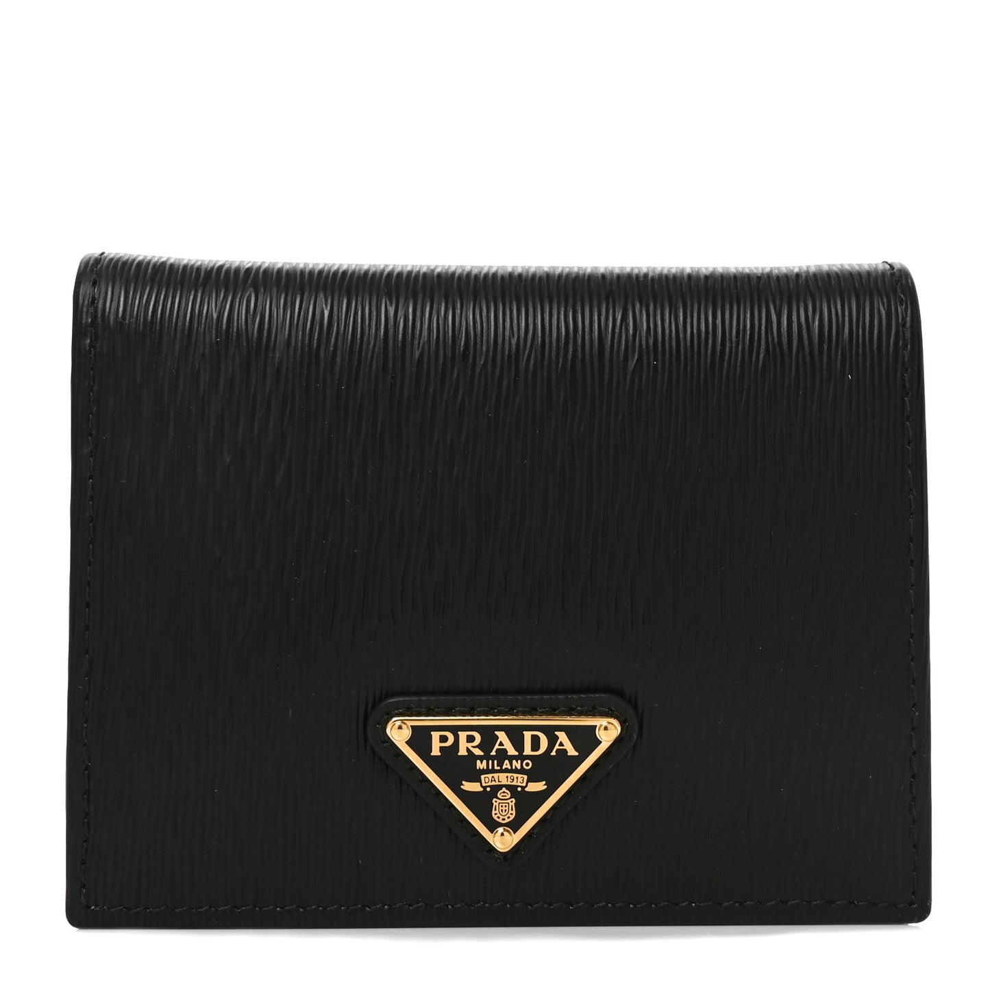 Vitello Move Triangle Card Holder Wallet Black