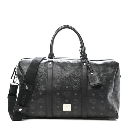 MCM Visetos Medium Traveler Weekender Duffle Bag Black 1 of 11