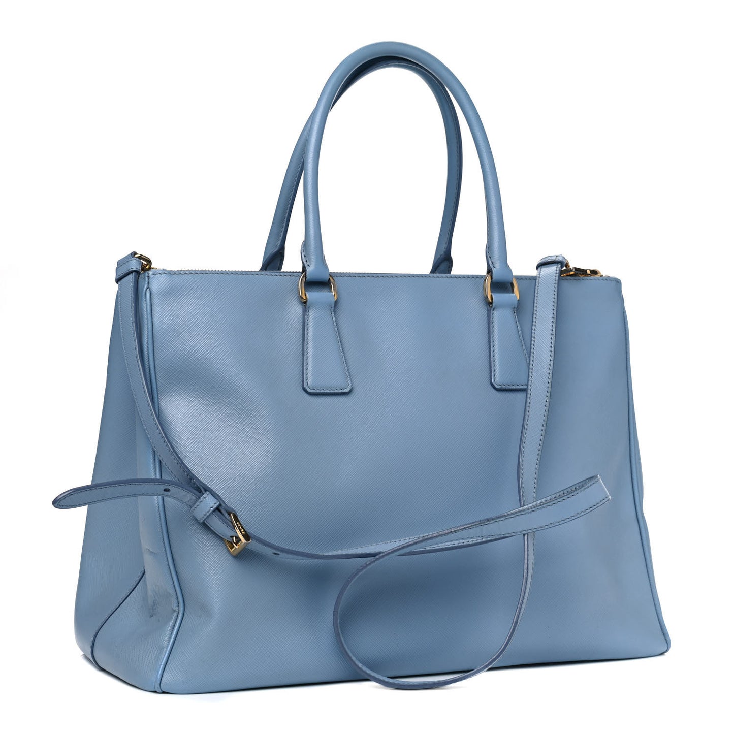 Saffiano Medium Galleria Double Zip Tote Aviazione