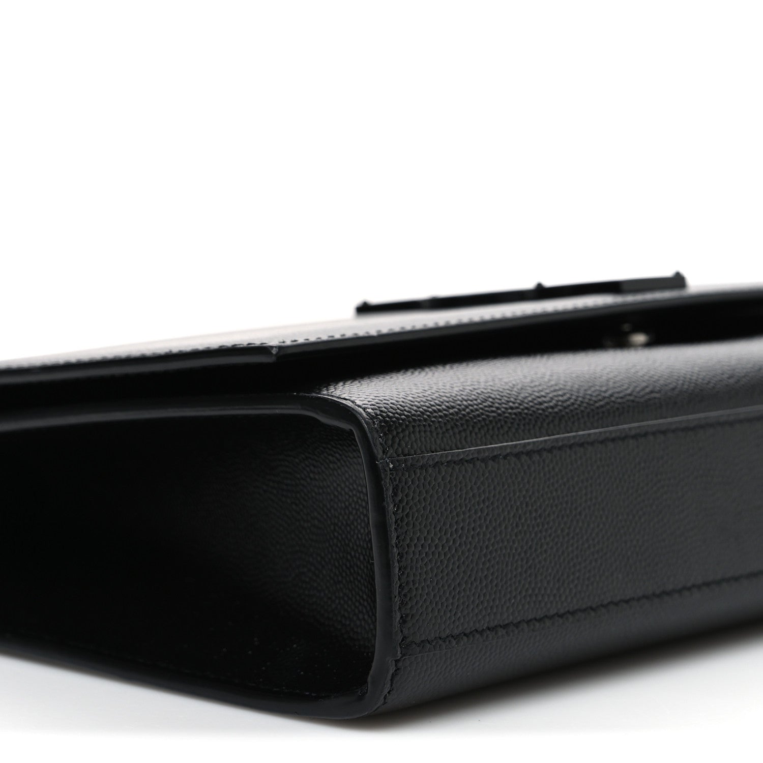 Saint Laurent Grain De Poudre Medium Classic Monogram Monochrome Kate Satchel Black 9 of 10