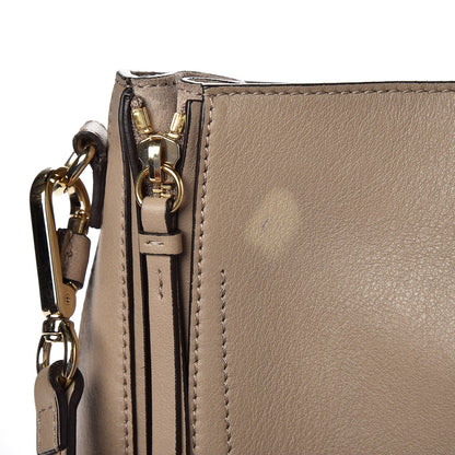 Chloe Suede Calfskin Small Faye Backpack Motty Grey 9 of 10