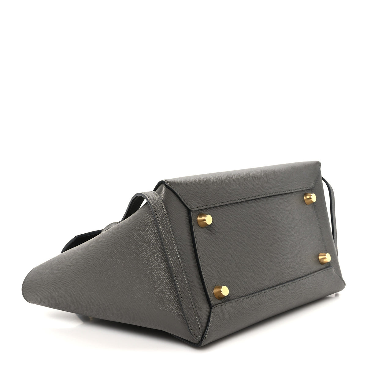 Celine Grained Calfskin Mini Belt Bag Grey 3 of 10