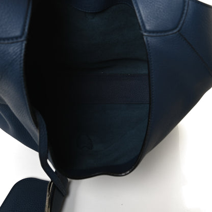 Gucci Soft Grained Calfskin Large Jackie Hobo Classic Blue Marine 4 of 11