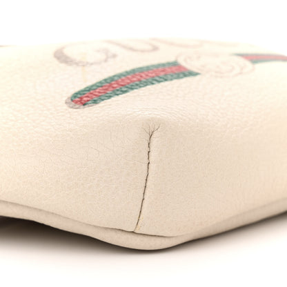 Gucci Grained Calfskin Small Logo Belt Bag White 9 of 12