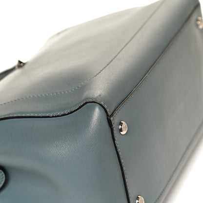 Fendi Vitello Baltico Dolce DotCom Satchel Riviera Blue Notte 12 of 12