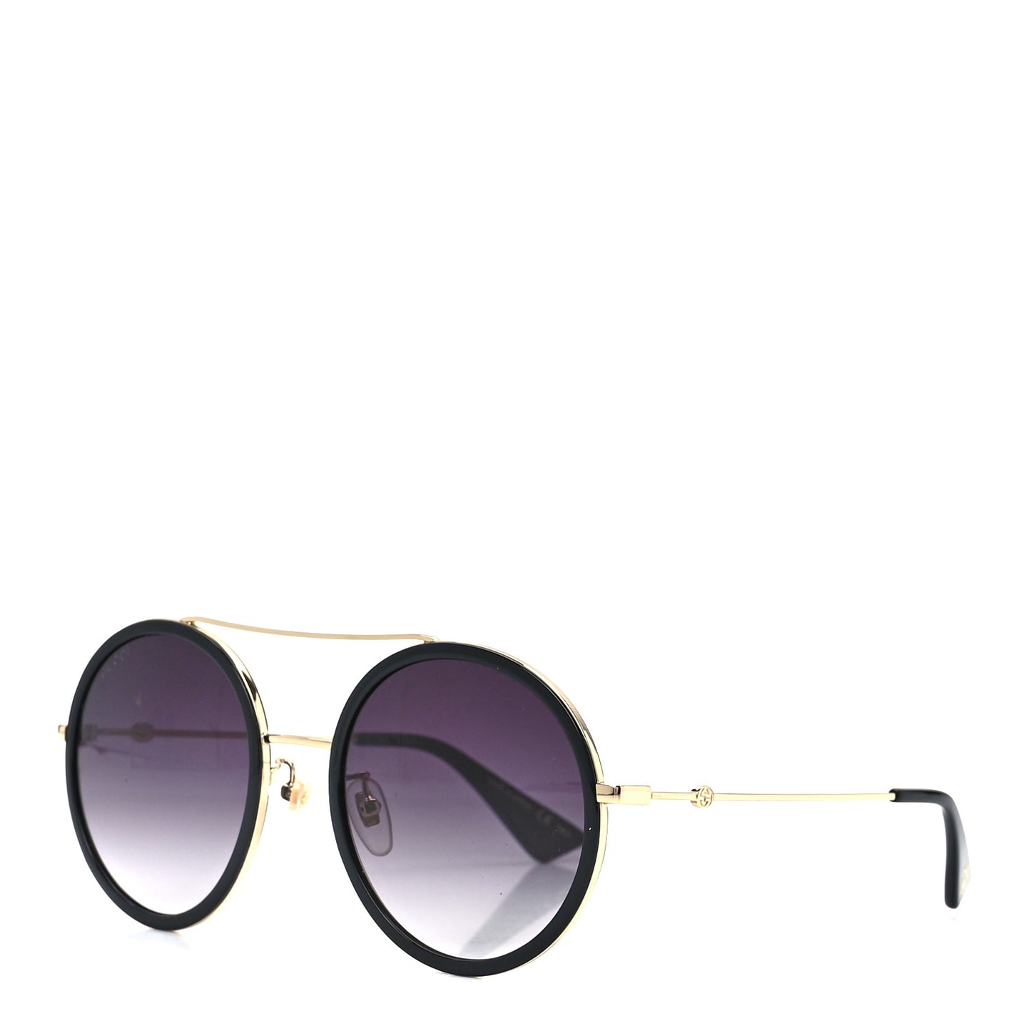 Metal Round Frame Sunglasses GG0061S Black