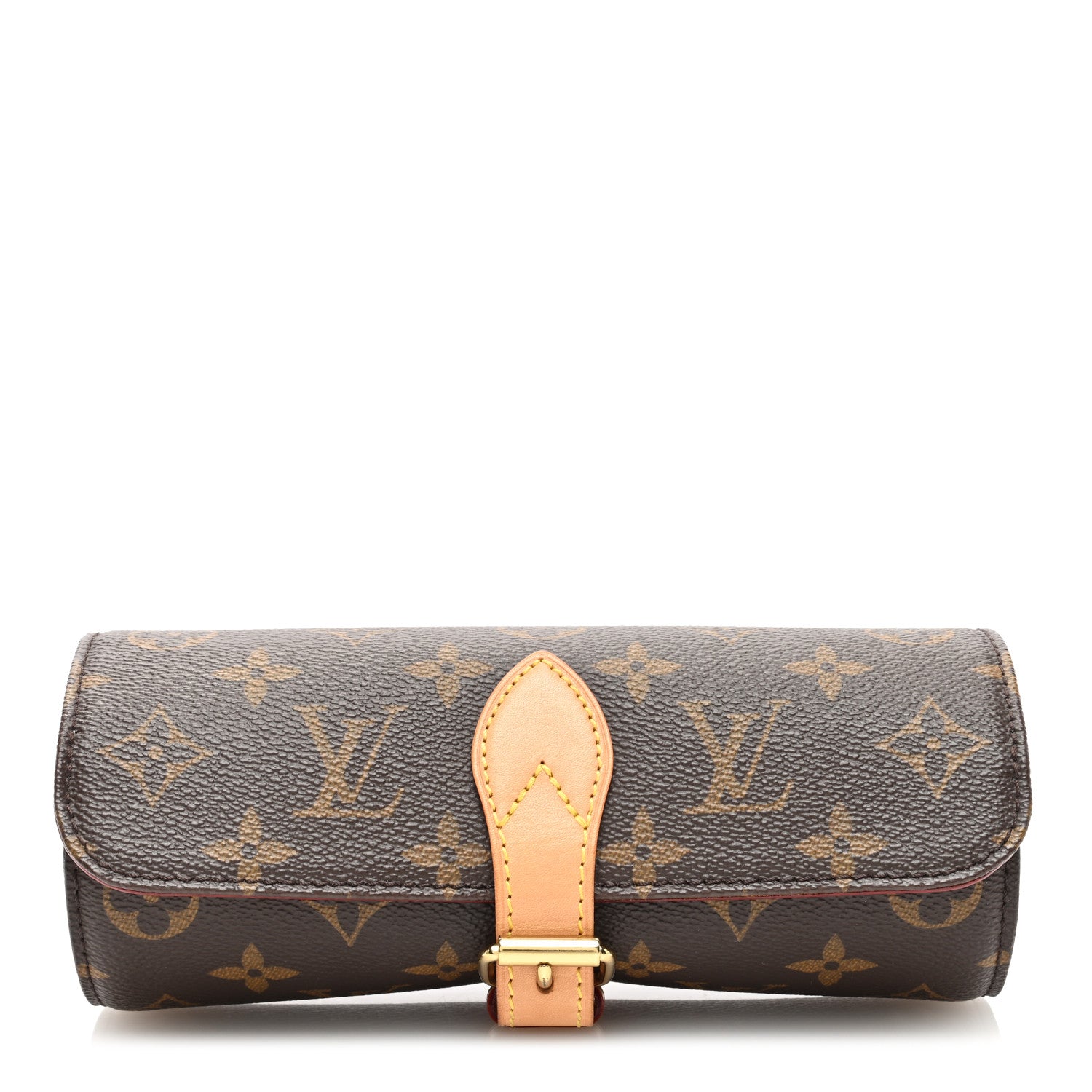 Louis Vuitton Monogram 3 Watch Travel Case 1 of 8