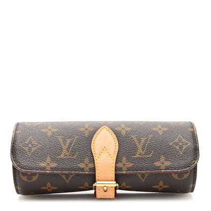 Louis Vuitton Monogram 3 Watch Travel Case 1 of 8