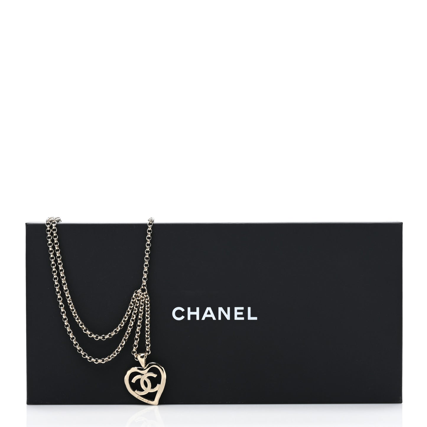 Metal Chain CC Heart Coco In Love Belt 85 34 Gold