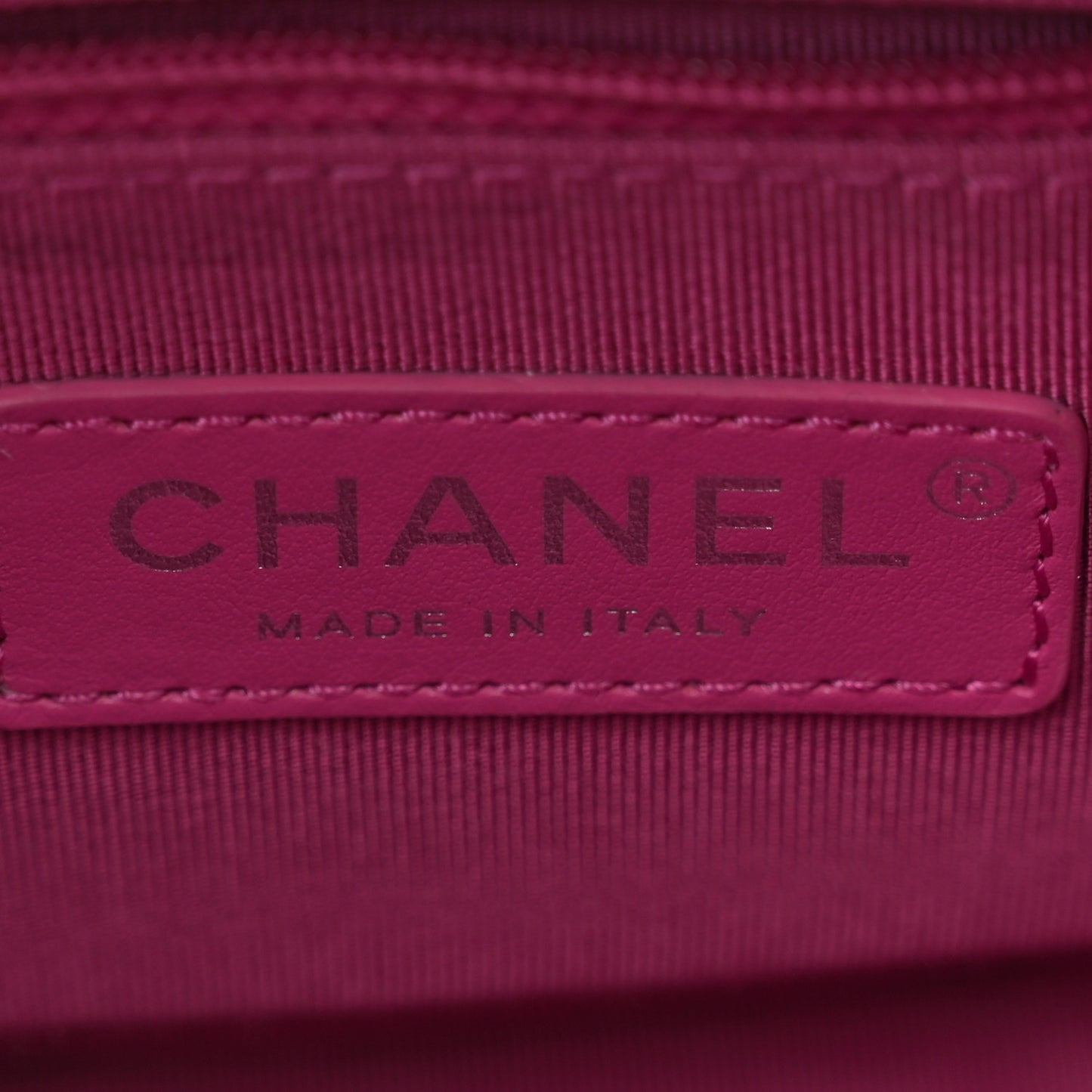 Aged Calfskin Quilted Small Gabrielle Hobo Fuchsia