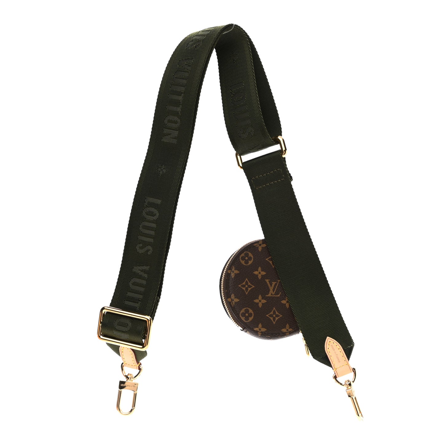 Monogram Multi Pochette Accessories Bandouliere Shoulder Strap Kaki