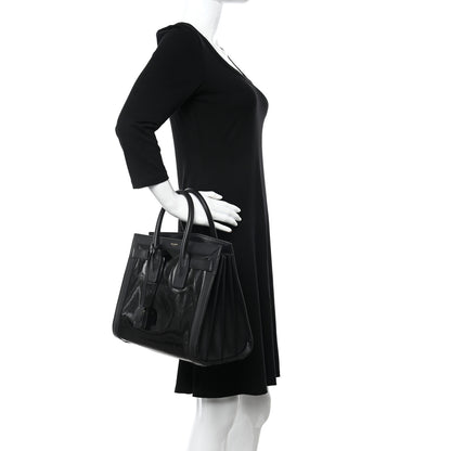 Saint Laurent Patent Calfskin Small Sac de Jour Black 2 of 12