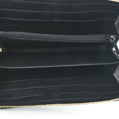 Gucci Calfskin GG Zip Around Wallet Black 5 of 9