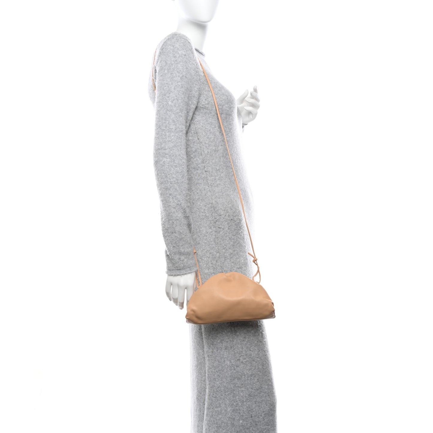 Butter Calfskin The Mini Pouch Porridge