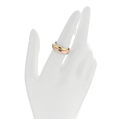 Cartier 18K Pink Yellow White Gold Classic Trinity Ring 55 7.25 2 of 5