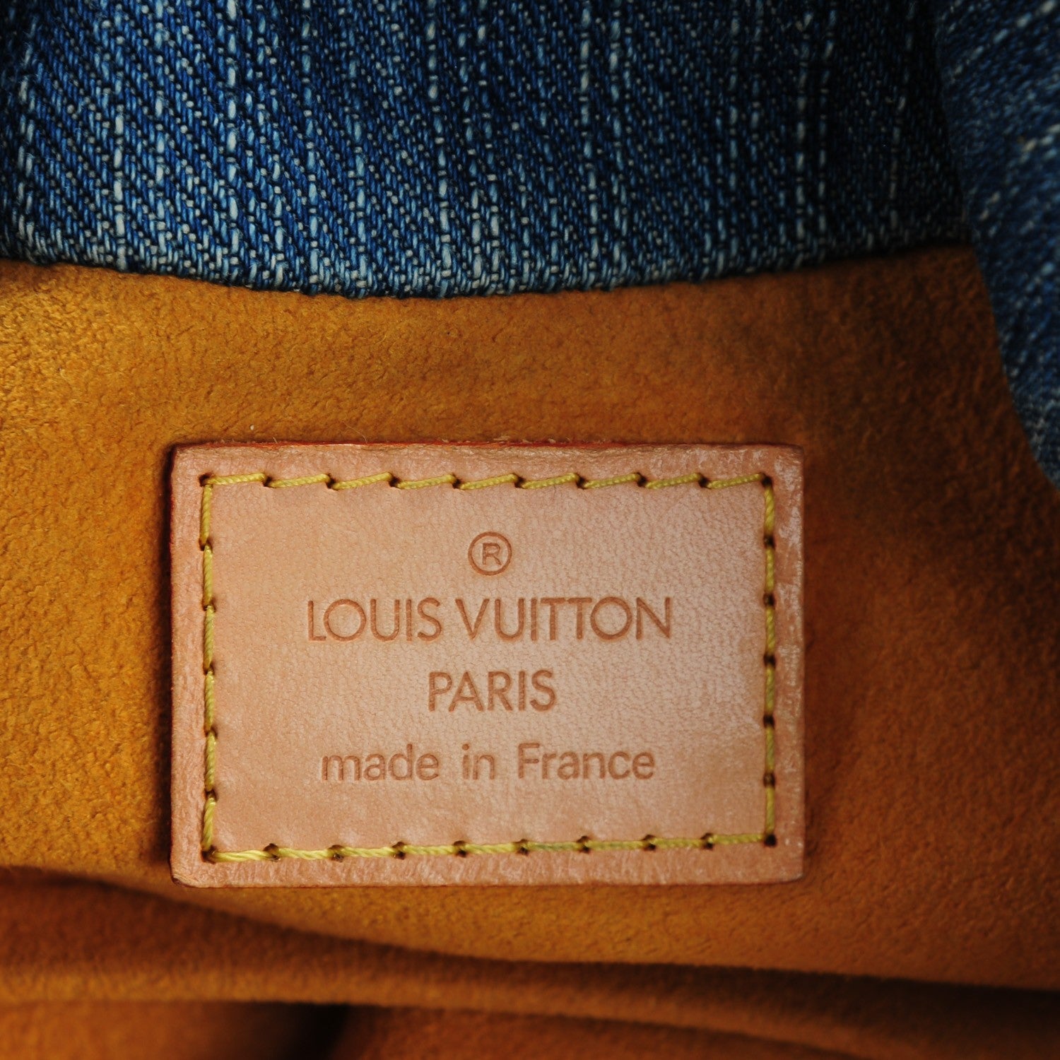 Louis Vuitton Monogram Denim Pleaty Blue 6 of 8