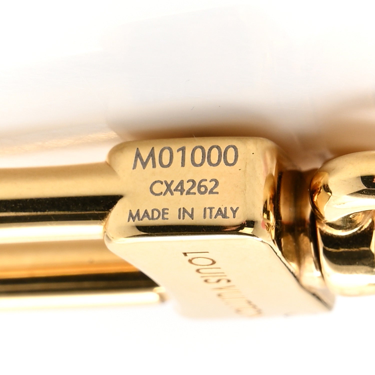 Louis Vuitton Resin Beloved Family Chain Bag Charm Gold Pink