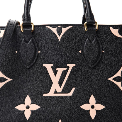 Louis Vuitton Empreinte Monogram Giant Onthego PM Black Beige 10 of 10
