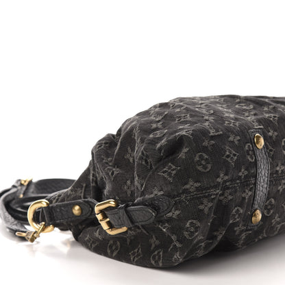 Louis Vuitton Denim Neo Cabby MM Black 9 of 14