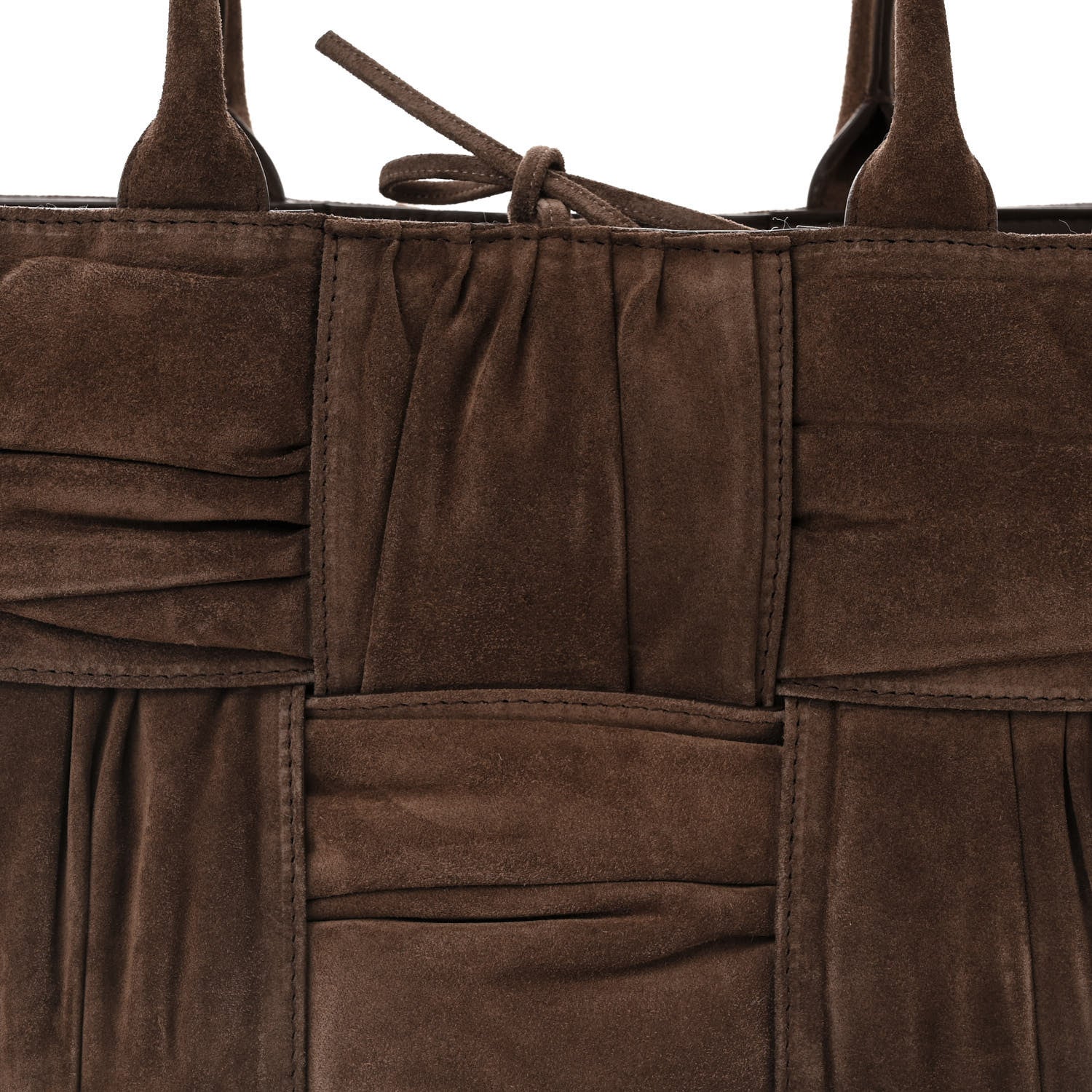 Bottega Veneta Suede Foulard Intrecciato Small Arco Tote Brownie 8 of 10