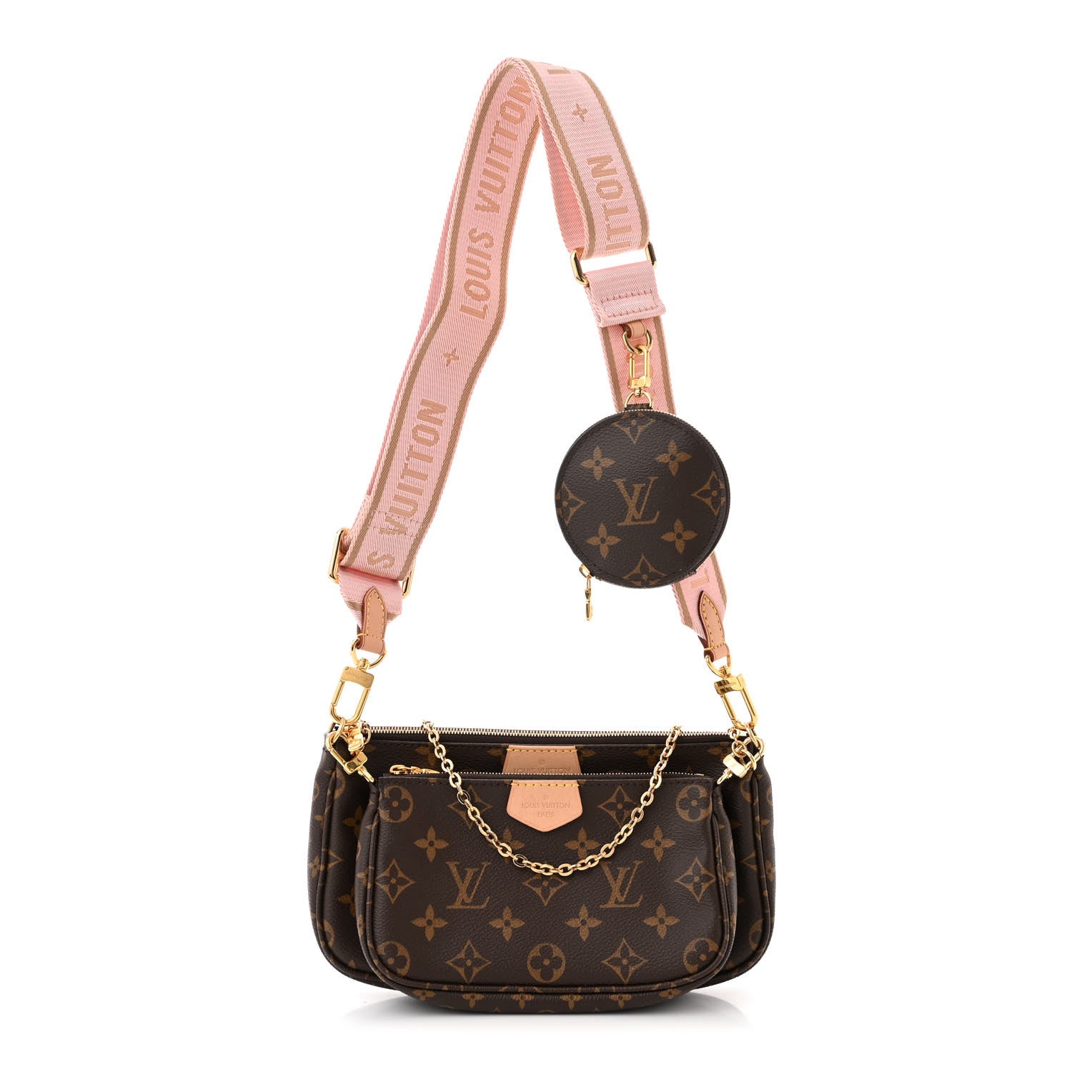 Louis Vuitton Monogram Multi Pochette Accessories Rose Clair 1 of 12