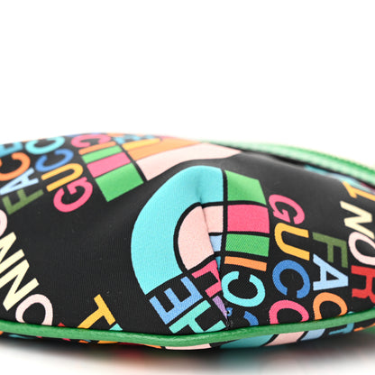 Gucci X THE NORTH FACE Econyl Nylon Textured Dollar Calfskin Belt Bag Black Turquoise New Shamarock New Cherry Red 11 of 11