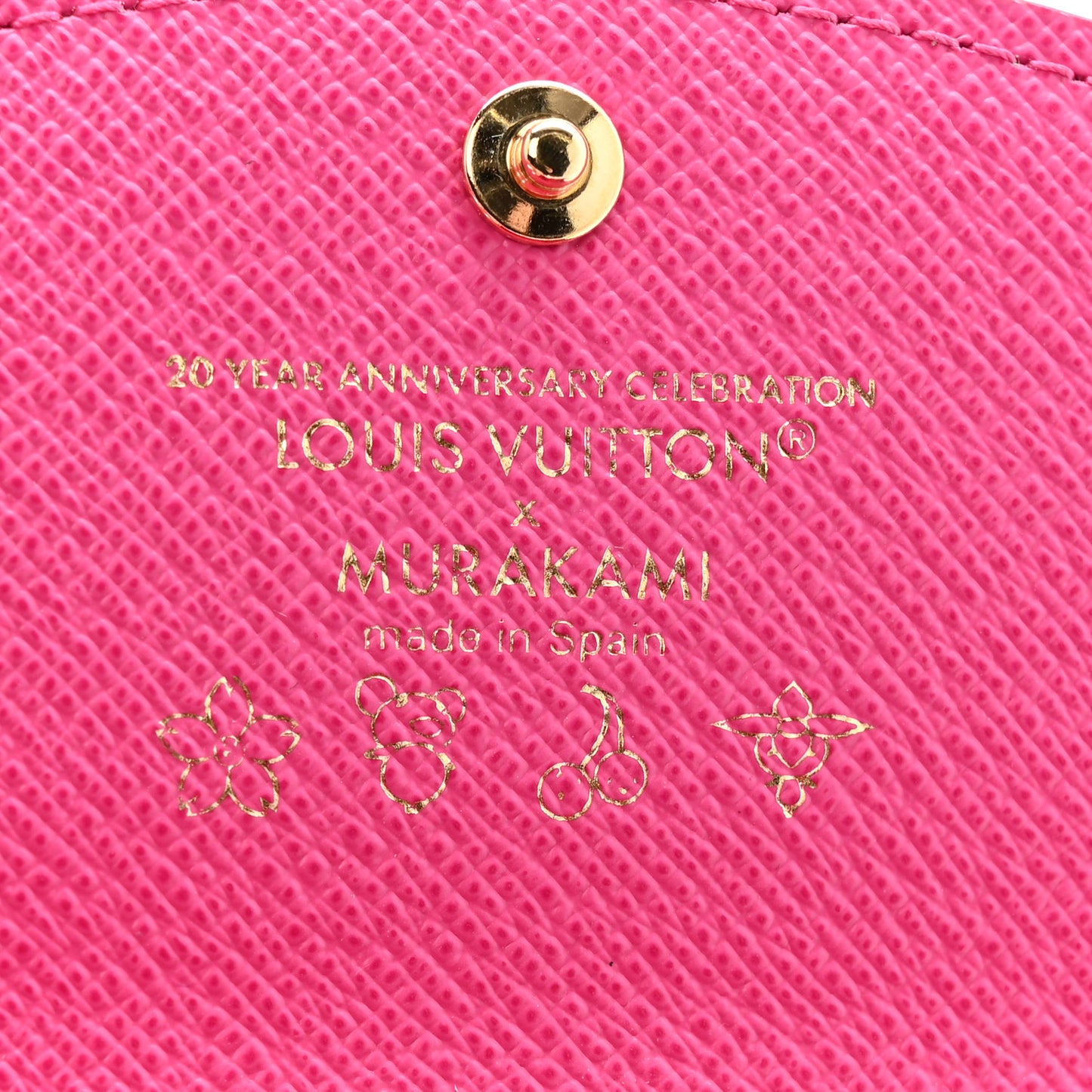 LV X TM Monogram Multicolor Rosalie Coin Purse White Kawaii Pink