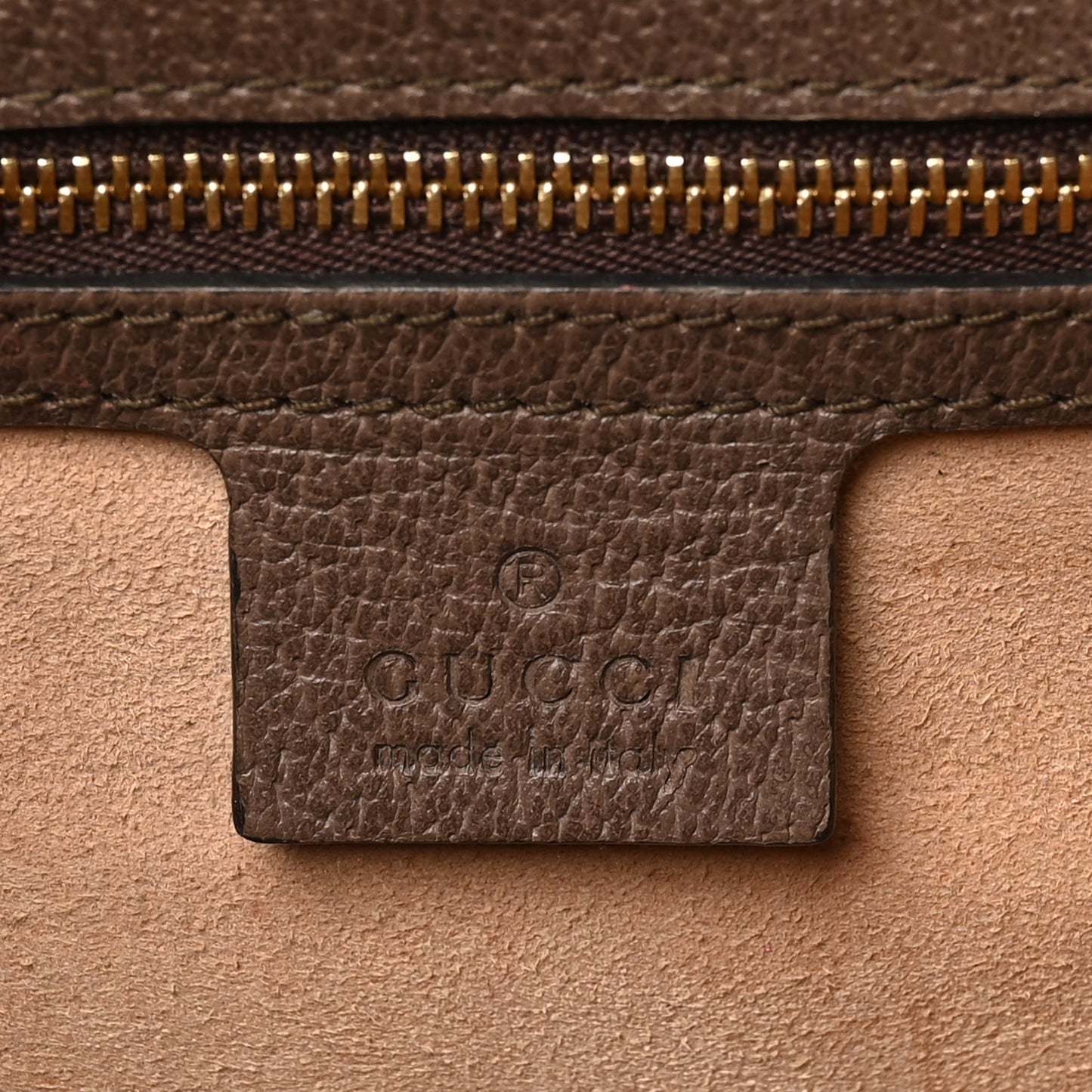 GG Supreme Monogram Web Small Ophidia Flap Messenger Bag Brown