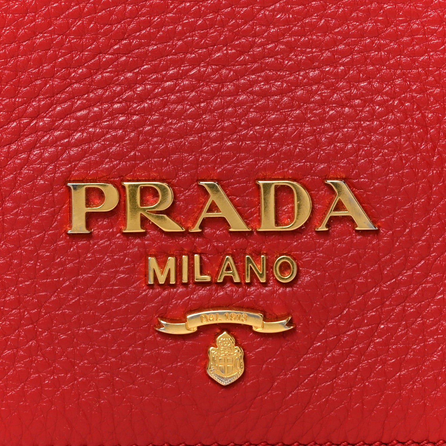 Prada Vitello Daino Flap Crossbody Rosso 8 of 10