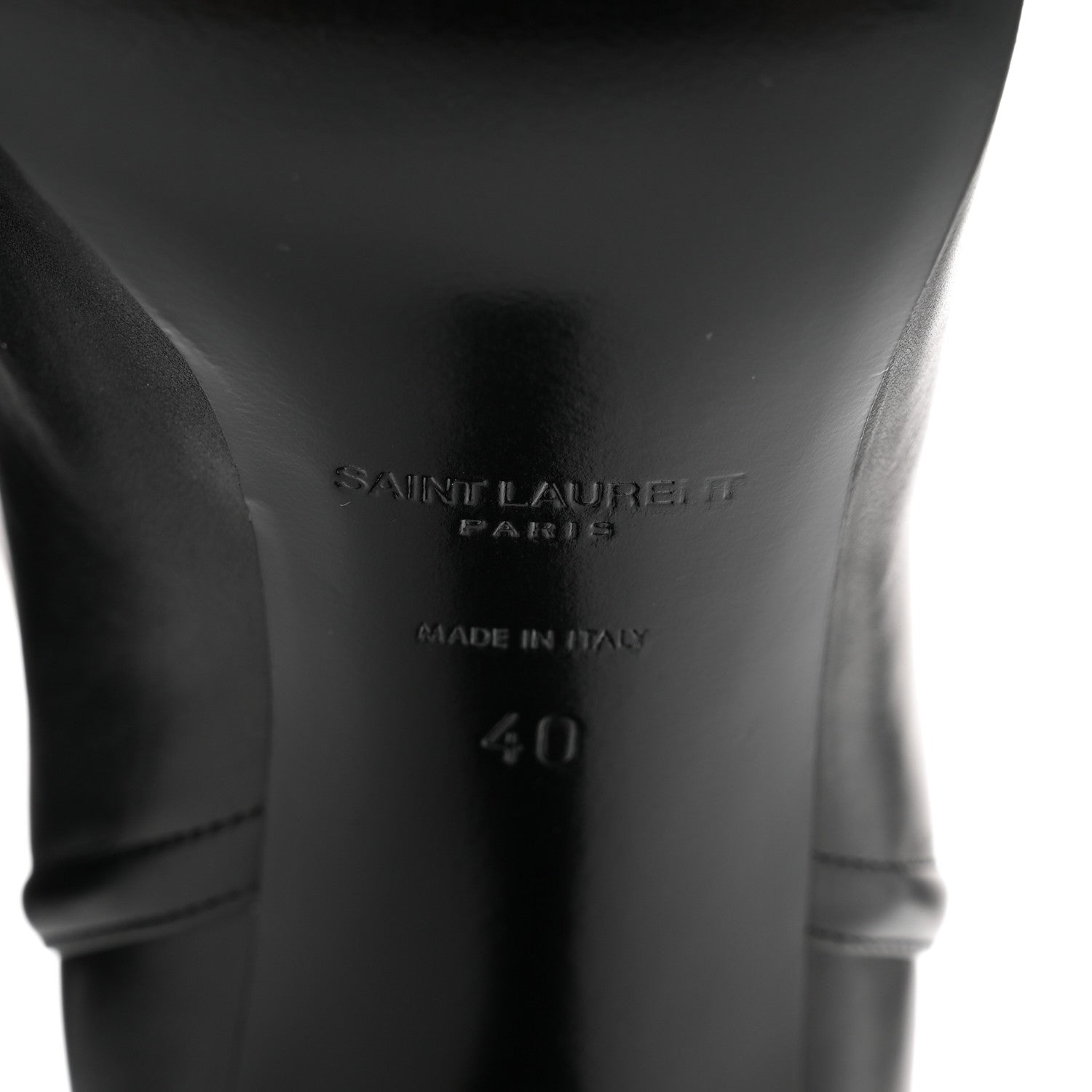 Saint Laurent Jane 90 Knee High Boots 40 Black 6 of 9