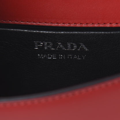 Prada Saffiano City Calfskin Studded Elektra Belt Bag Fuoco Black 5 of 7