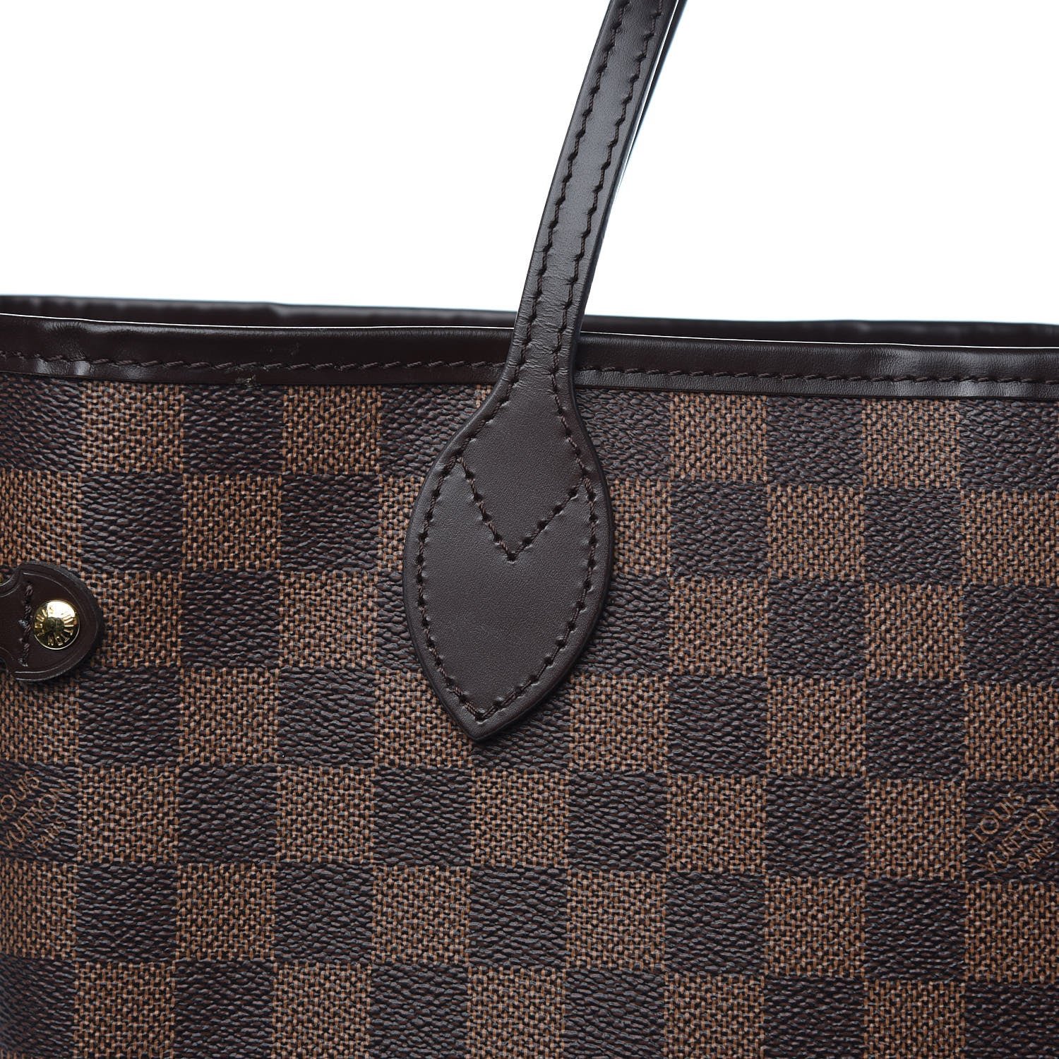 Louis Vuitton Damier Ebene Neo Neverfull MM Rose Ballerine 10 of 12