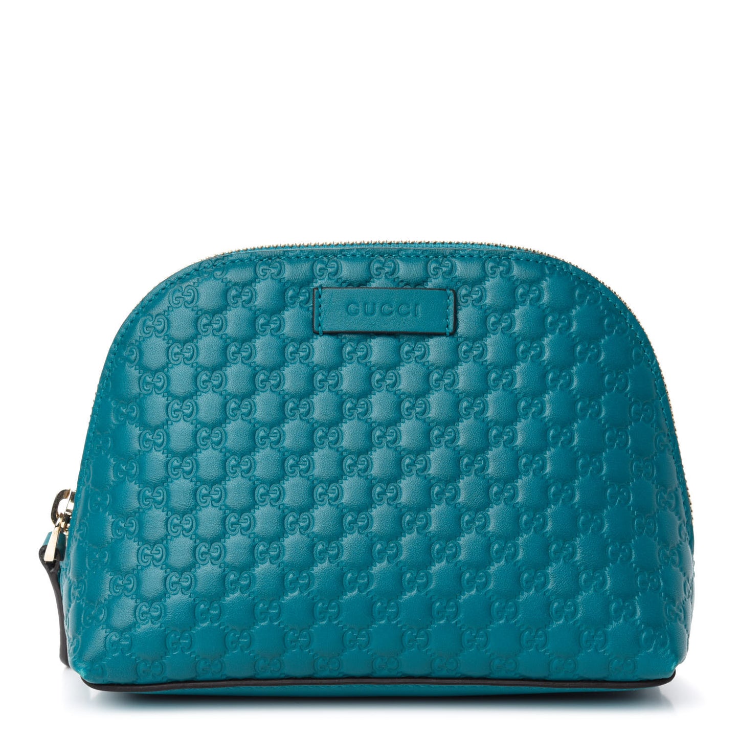 Microguccissima GG Cosmetic Case Deep Cobalt