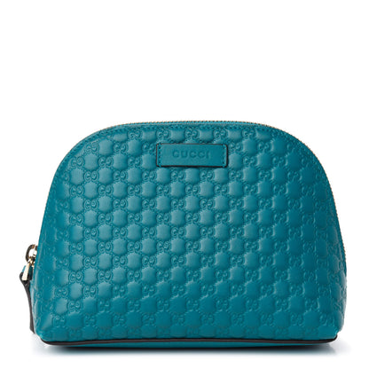 Gucci Microguccissima GG Cosmetic Case Deep Cobalt 1 of 8
