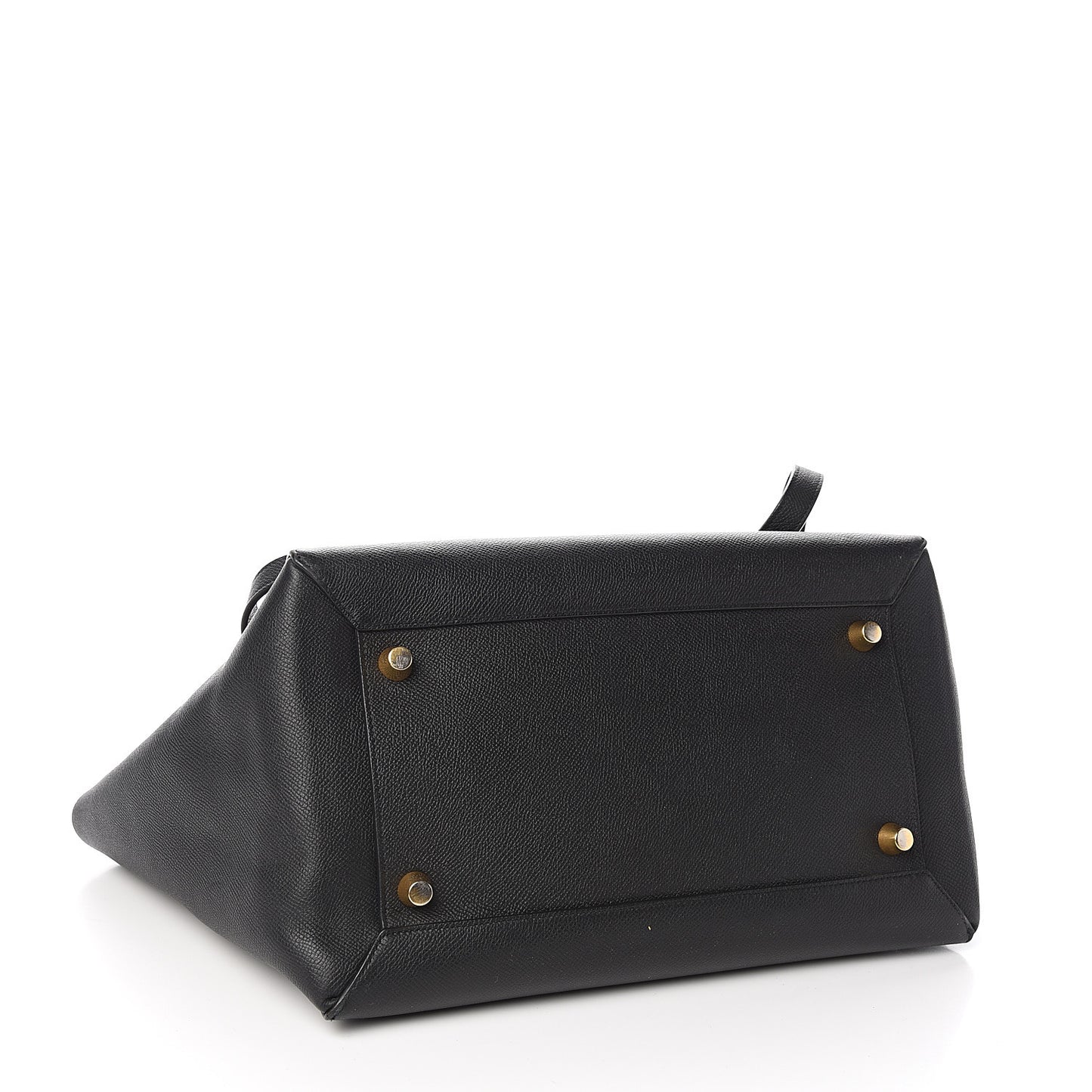 Grained Calfskin Mini Belt Bag Black