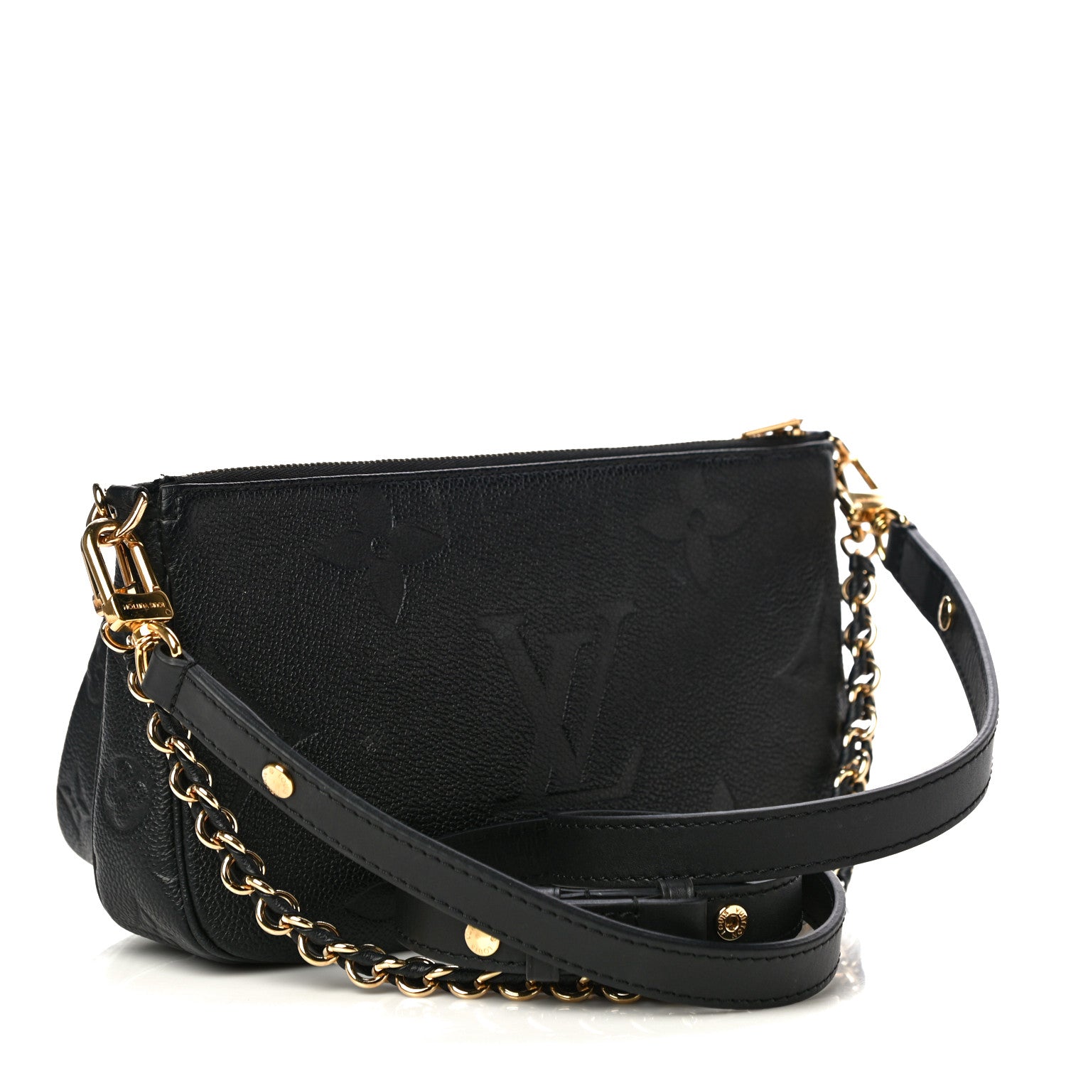 Louis Vuitton Empreinte Monogram Giant Multi Pochette Accessories Black 3 of 11