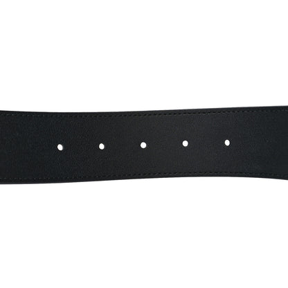 Gucci Moon Calfskin Pearl Double G 40mm Belt 85 34 Black Cream 4 of 5