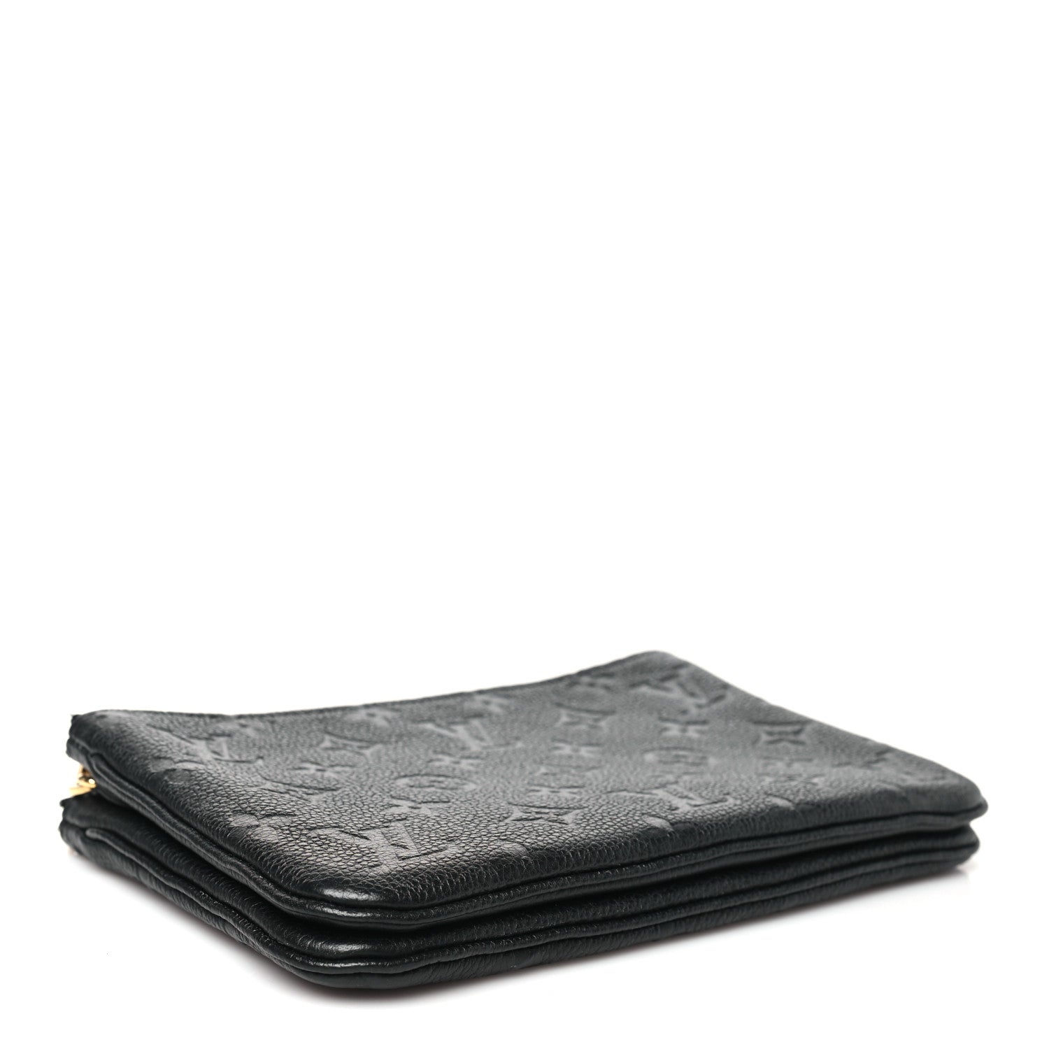 Louis Vuitton Empreinte Double Zip Pochette Black 4 of 10