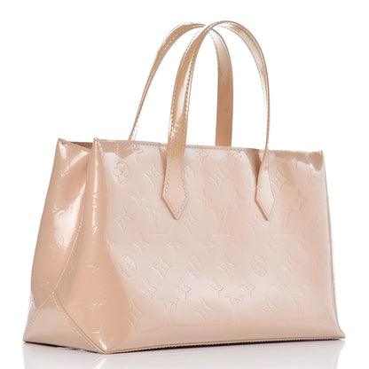 Louis Vuitton Vernis Wilshire PM Blanc Corail 3 of 7