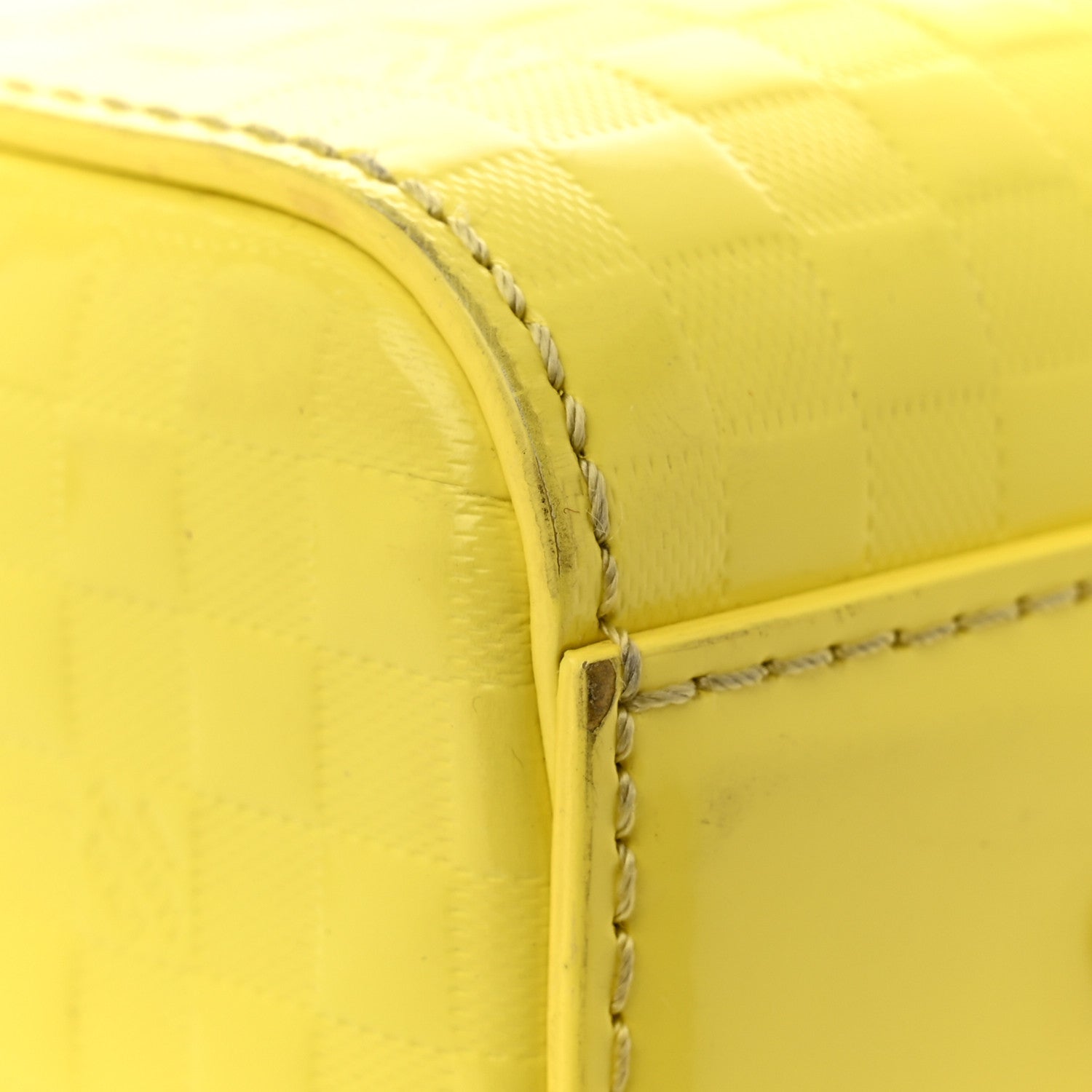 Louis Vuitton Damier Facette Speedy Cube PM Yellow 15 of 16