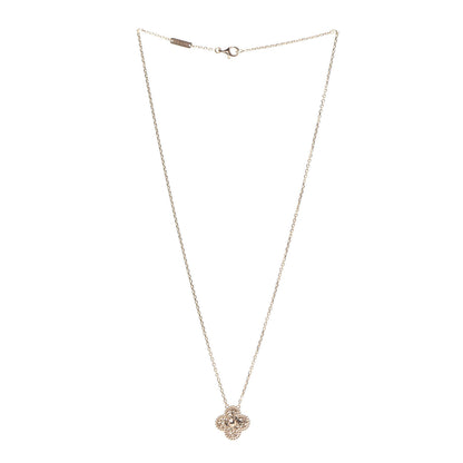 Van Cleef & Arpels 18K Rose Gold Vintage Alhambra Pendant Necklace 3 of 9