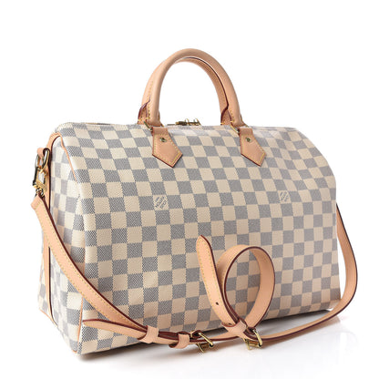 Louis Vuitton Damier Azur Speedy Bandouliere 35 3 of 9