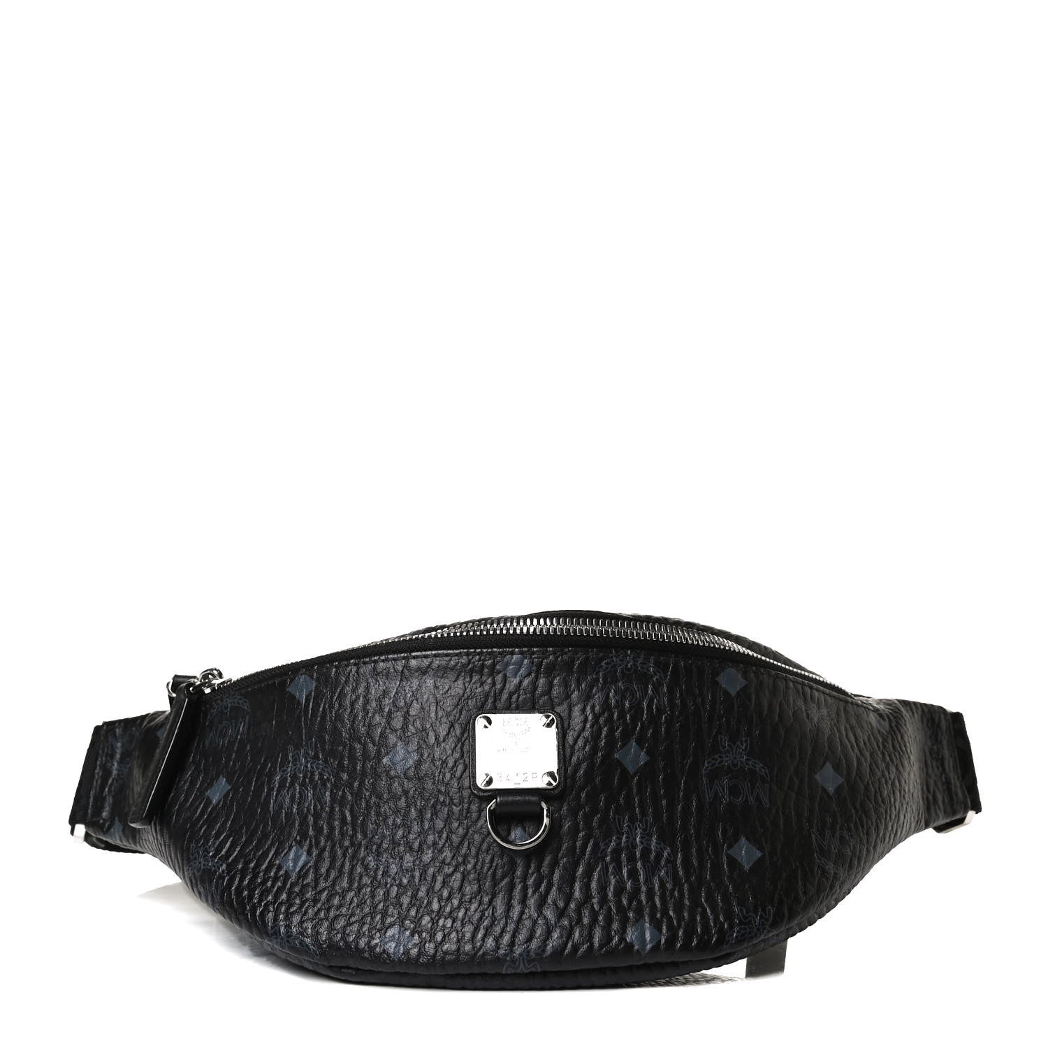 MCM Visetos Small Stark Belt Bag Black 1 of 11