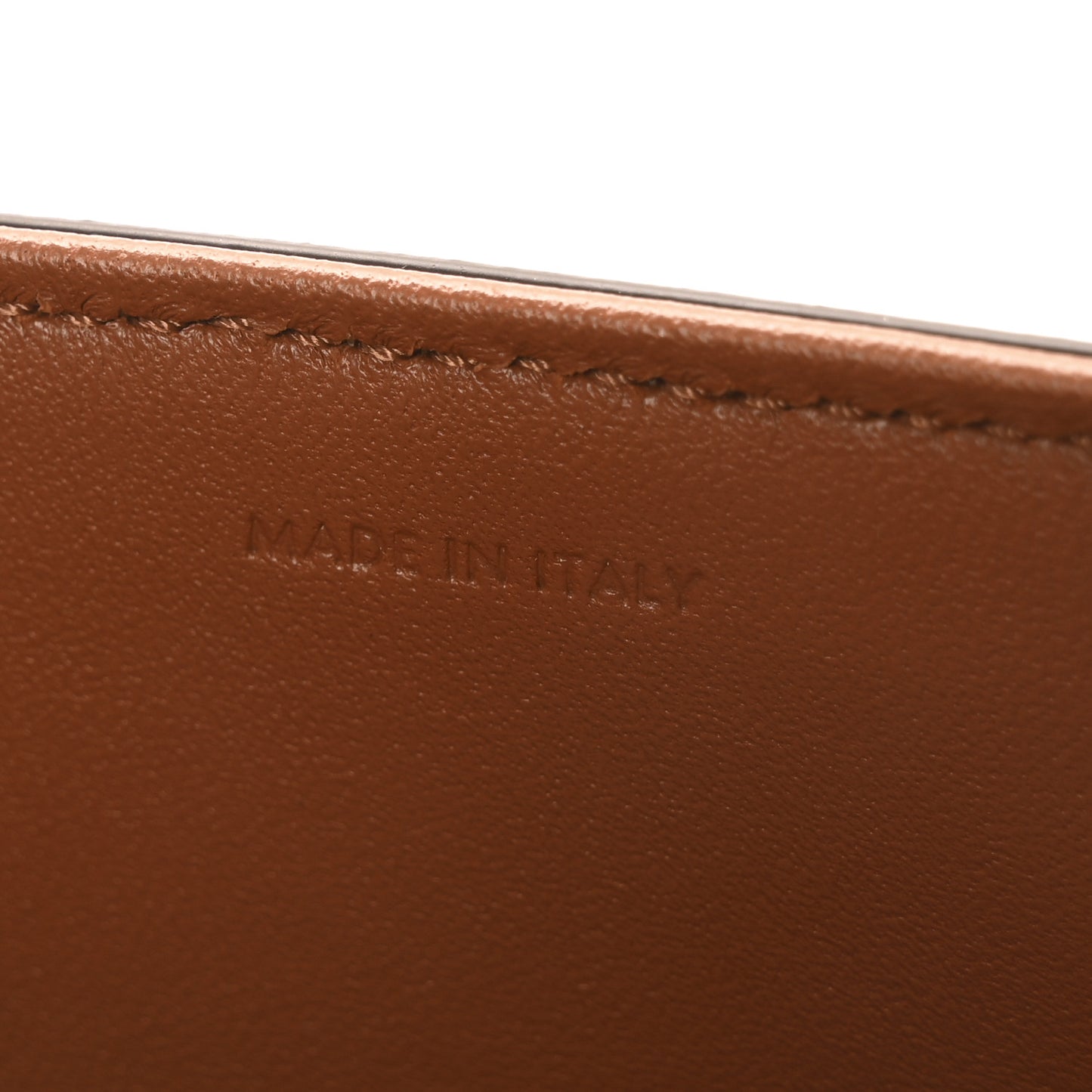 Canvas Calfskin Triomphe Embroidered Medium Triomphe Bag Tan
